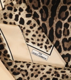 Dolce&Gabbana - x Kim leopard-print silk twill scarf