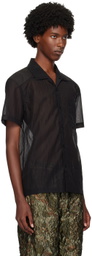 Olly Shinder Black Sheer Shirt