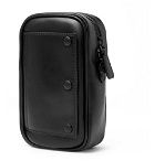 Bottega Veneta - Perforated Leather Messenger Bag - Black