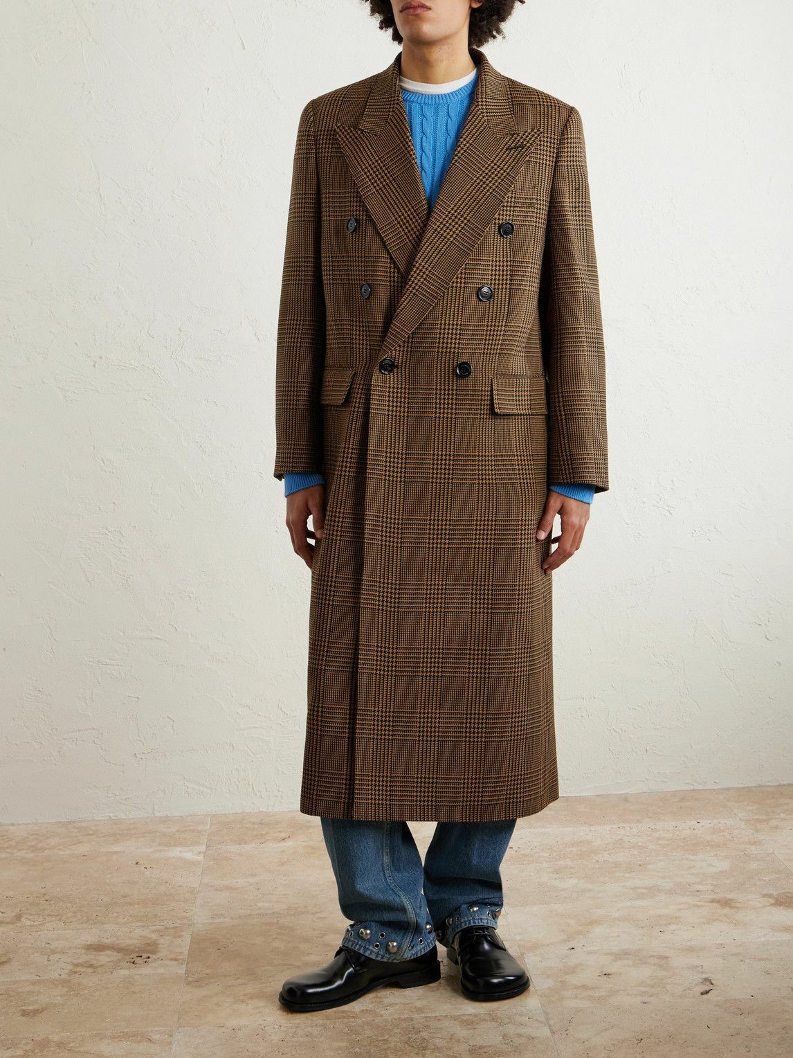 Valentino Garavani - Double-Breasted Prince of Wales Checked