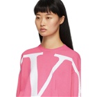 Valentino Pink VLogo Sweater