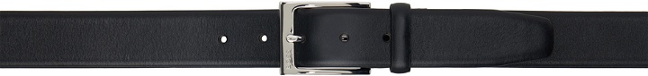 Photo: BOSS Black Leather Pin Buckle Belt