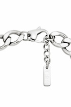 Diesel Stainless Steel ID Bracelet - Bracelets - Unisex - Silver