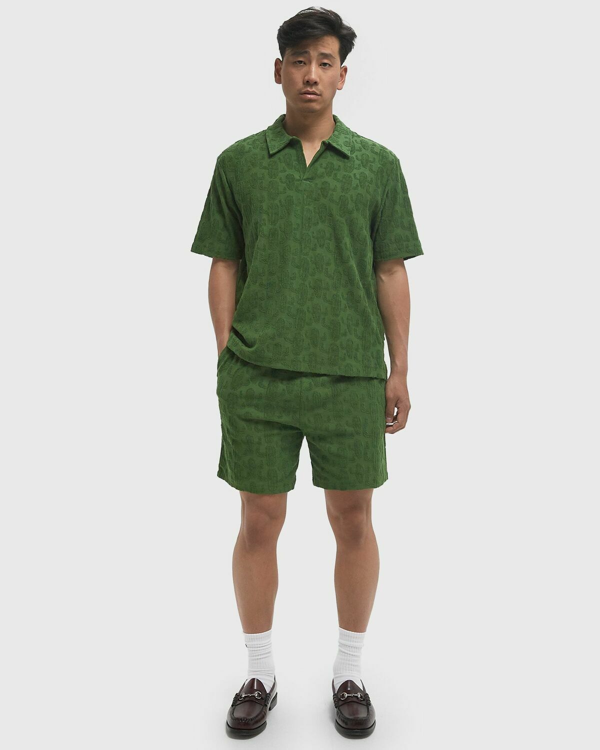 CLOSED SHORTS Green Mens Casual Short