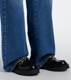 Gucci Rhody Horsebit leather platform loafers