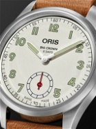 Oris - Wings of Hope Limited Edition Automatic 40mm Stainless Steel and Leather Watch, Ref. No. 01 401 7781 4081-Set