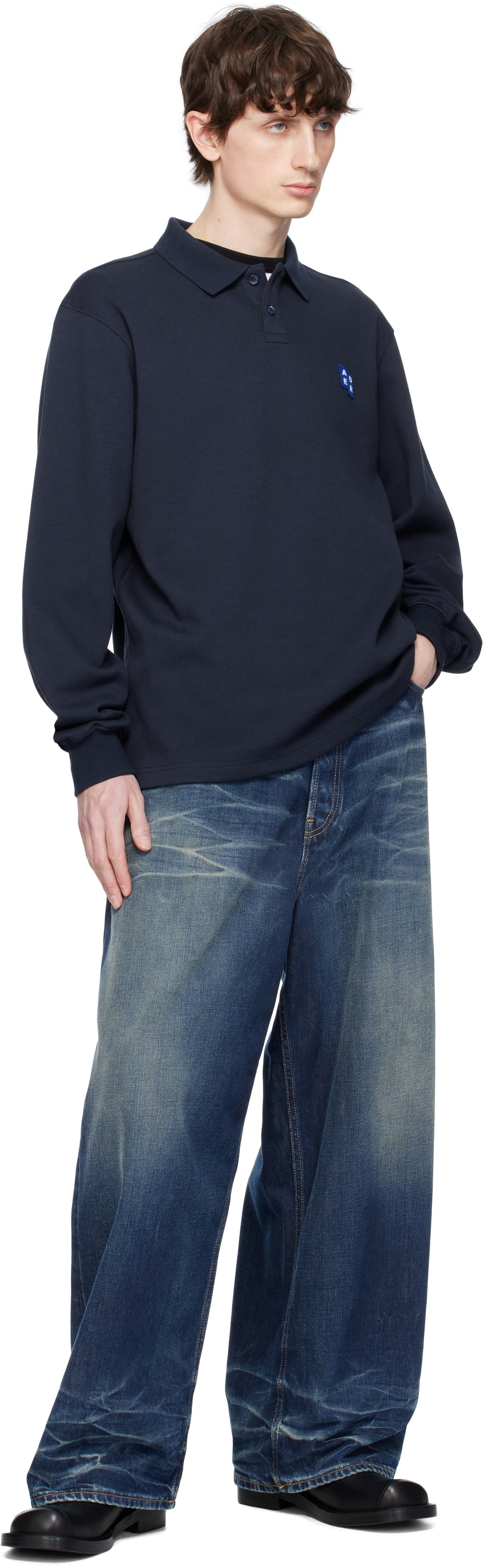 ADER error Navy Sig; TRS Tag 04 Polo