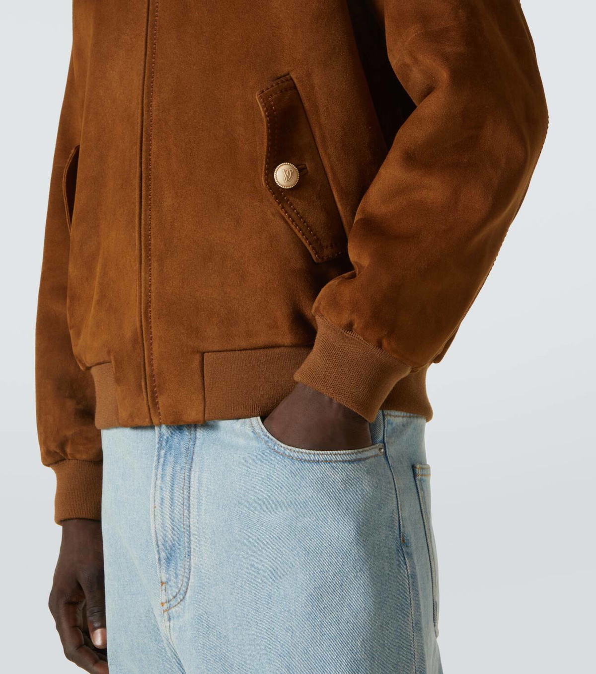 Valentino Suede bomber jacket Valentino