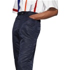 Landlord Navy Nylon Trousers
