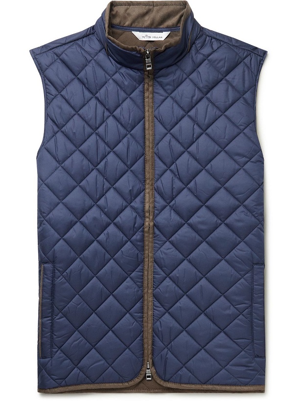 Photo: Peter Millar - Essex Quilted Shell Gilet - Blue