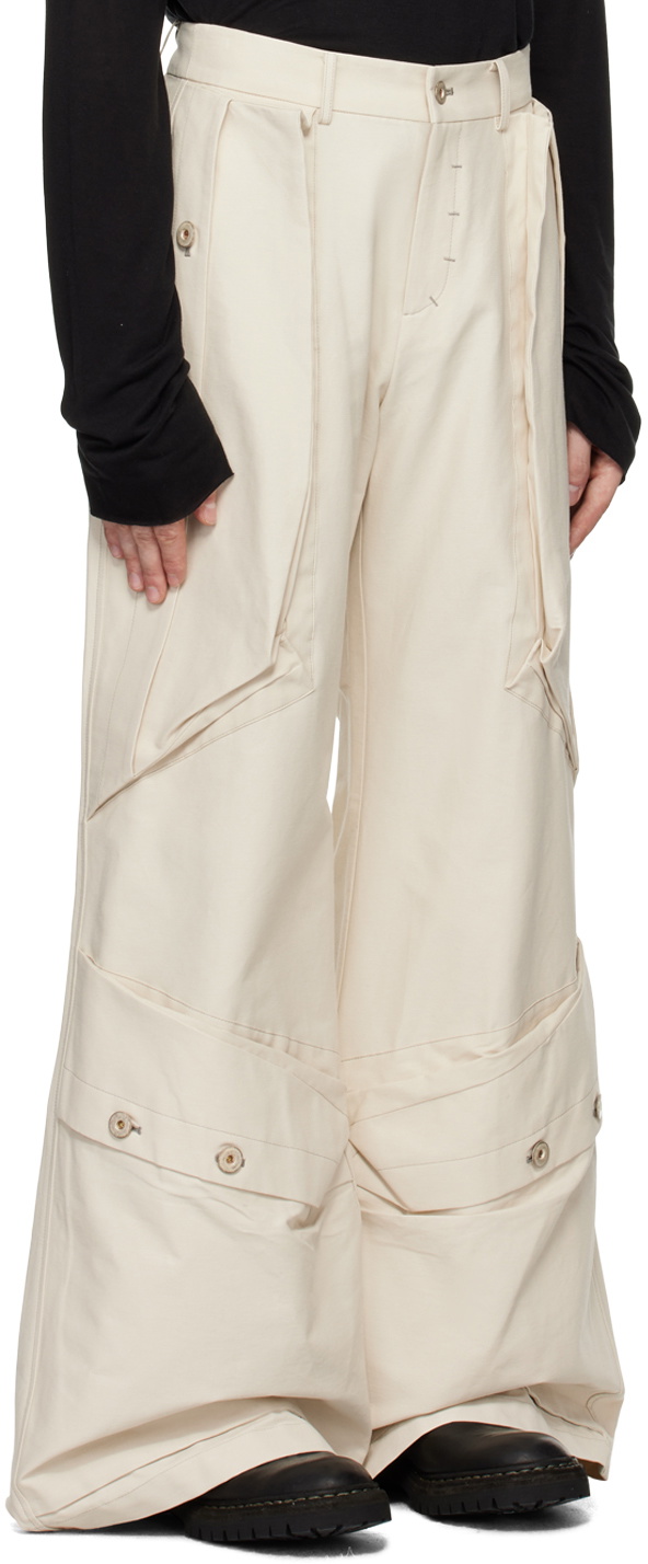 CARNET-ARCHIVE Off-White Wide Mass Trousers
