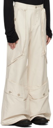 CARNET-ARCHIVE Off-White Wide Mass Trousers