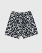 Wax London KURT SHORT FLOWER STAMP JCQUARD Blue Mens Casual Short