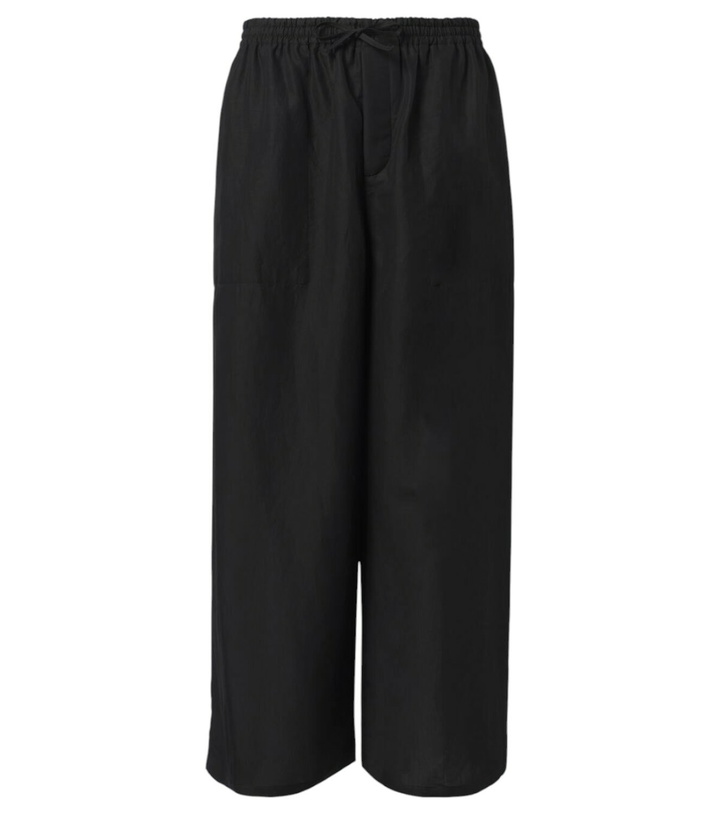 Photo: Loewe Paula's Ibiza cropped toile wide-leg pants