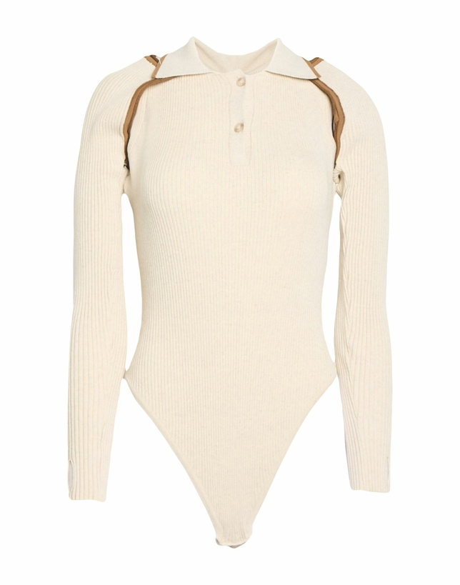 Photo: Jacquemus Womens Bodysuit in Beige