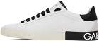 Dolce & Gabbana White Portofino Vintage Sneakers