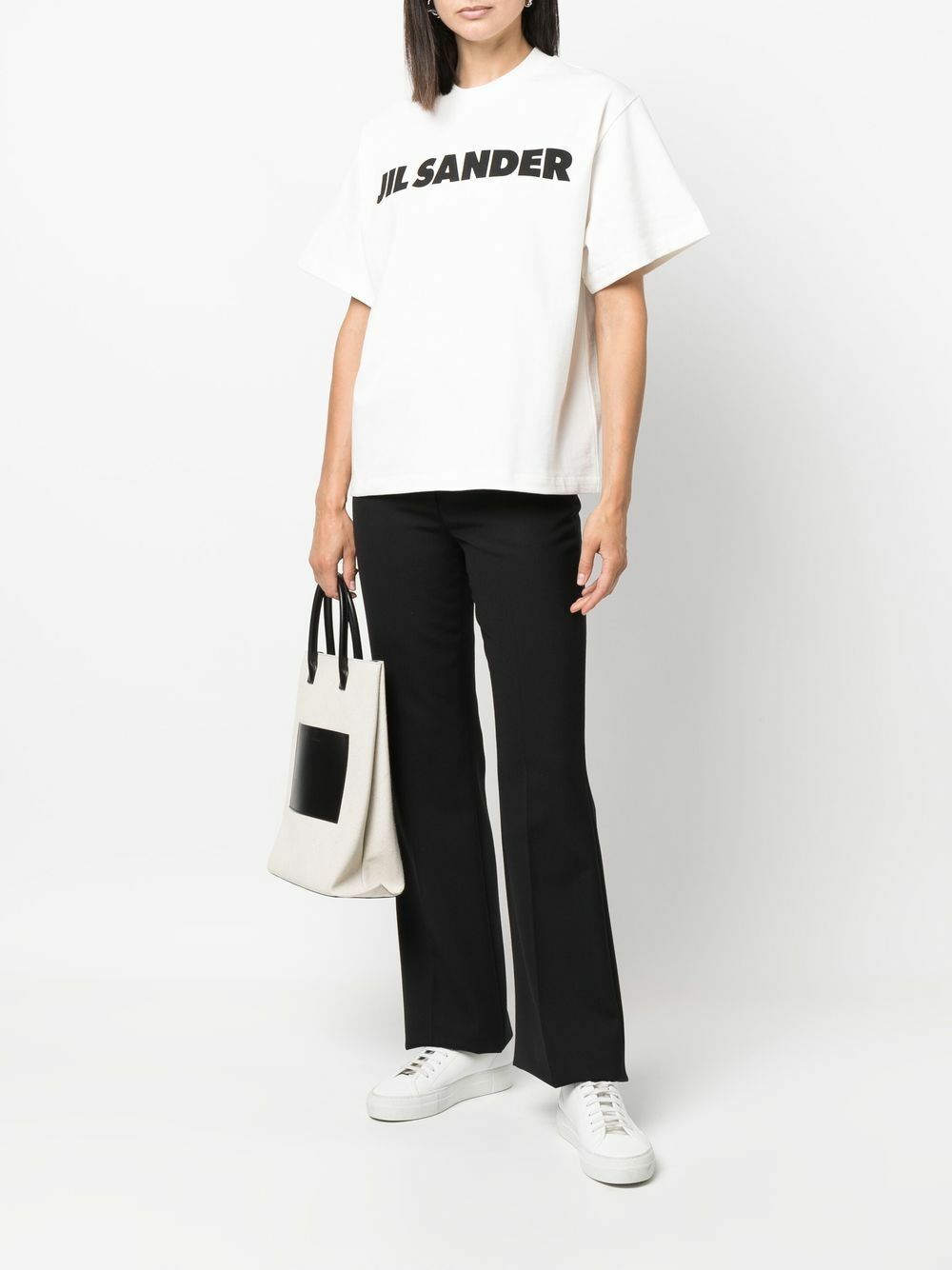 JIL SANDER - Logo Cotton T-shirt Jil Sander JIL SANDER - Logo Cotton T-shirt Jil Sander