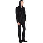 Balmain Black Six-Button Blazer