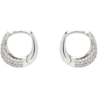Tom Wood Ice Huggies Pave Earrings