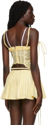 Nodress Yellow Daisy Ruffled Corset