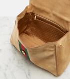 Gucci Paparazzo Medium suede top-handle bag