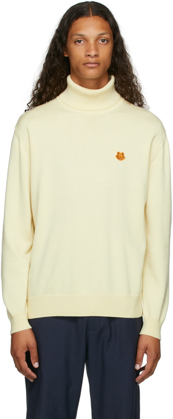 Photo: Kenzo Yellow Tiger Crest Turtleneck