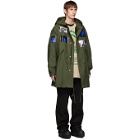 Raf Simons Green Patches Parka