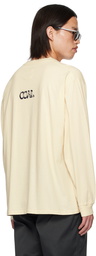 nanamica Beige 'OOAL' Long Sleeve T-Shirt