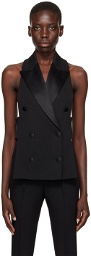Dolce&Gabbana Black Double-Breasted Vest