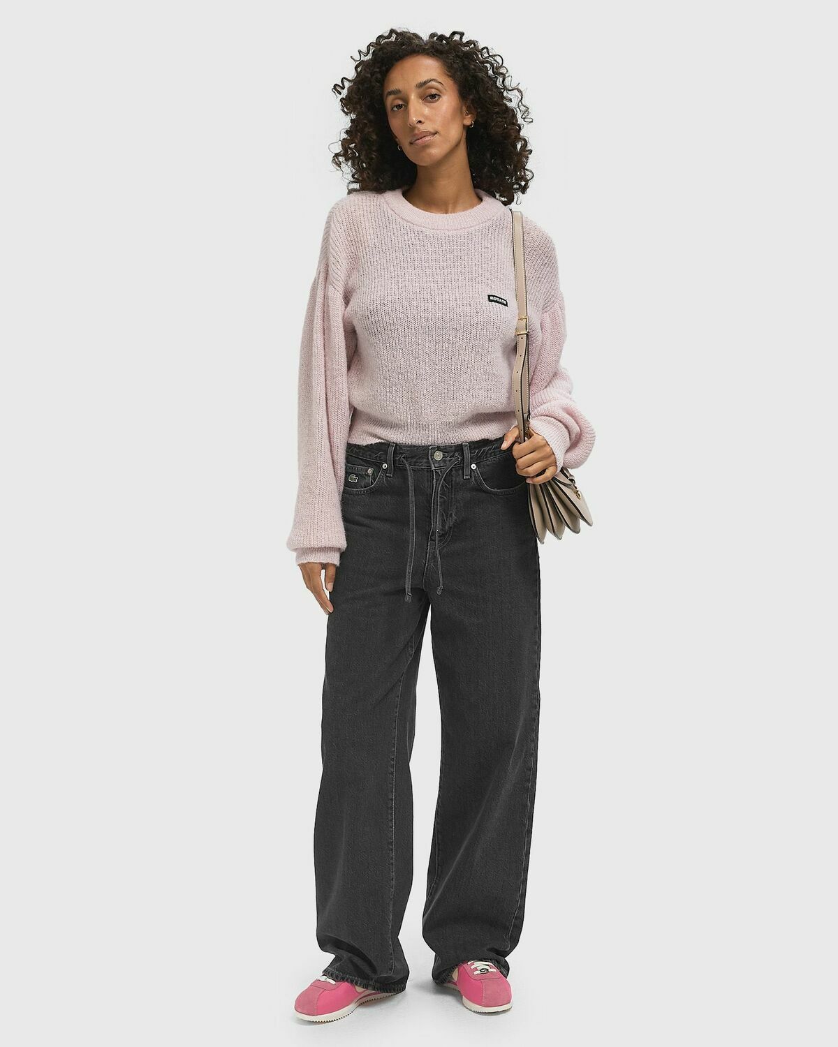Lacoste TROUSERS Black Womens Jeans