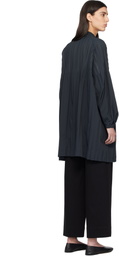 PLEATS PLEASE ISSEY MIYAKE Gray Smooth Coat