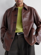 Studio Nicholson - Leather Jacket - Brown