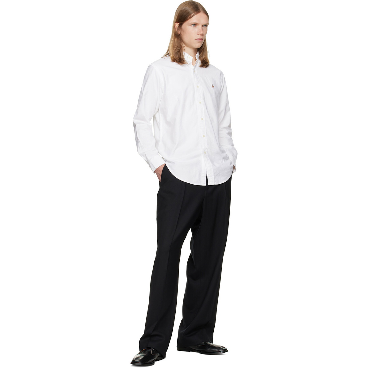 Polo Ralph Lauren White 'The Iconic Oxford' Shirt