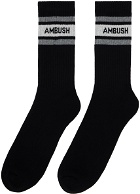AMBUSH Black Sport Socks