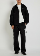 Bode Tear-away Straight-leg Twill Track Pants Black