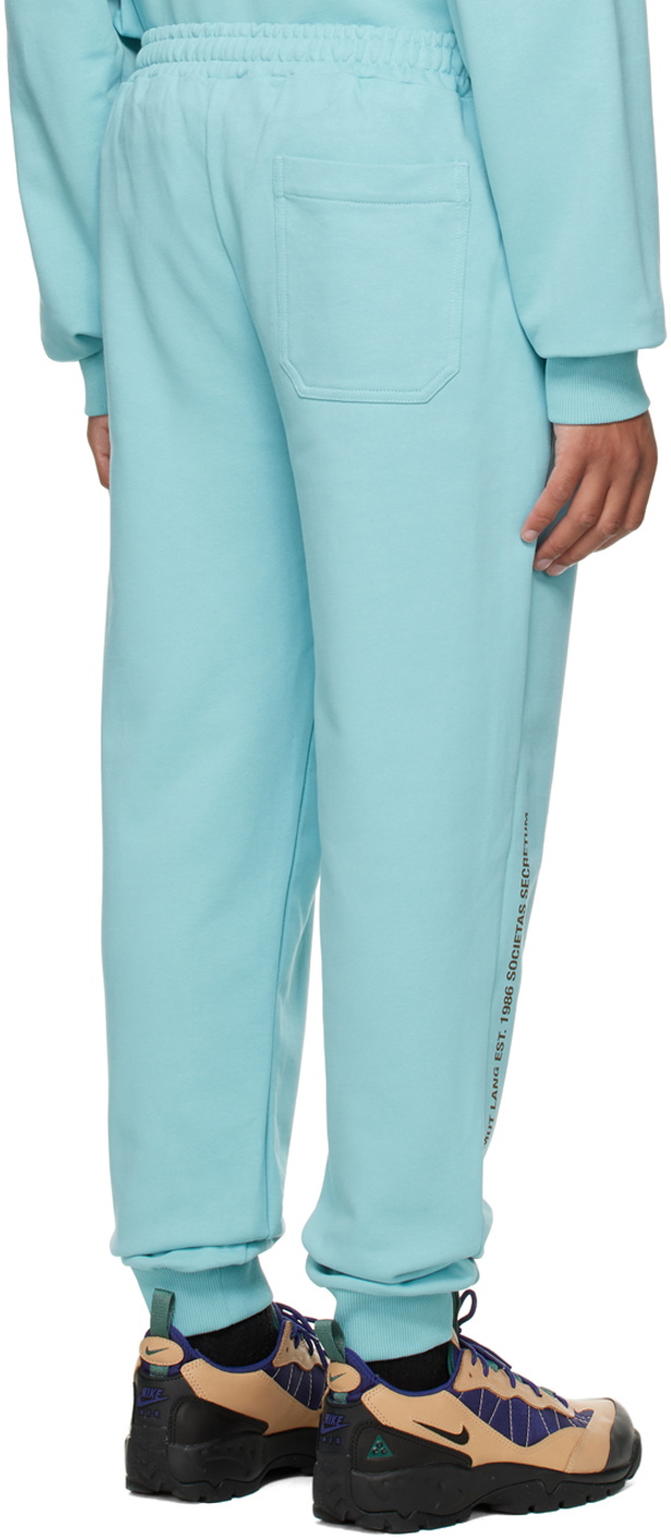 Helmut Lang Blue Societas Lounge Pants
