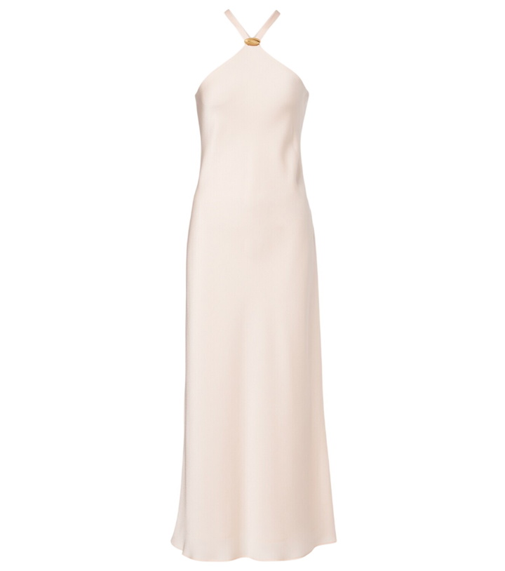 blue dress for baby girl Naomi Backless Maxi Dress