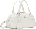 Courrèges White Friday Bowling Leather Bag
