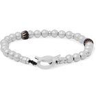 Mikia - Silver Beaded Bracelet - Silver