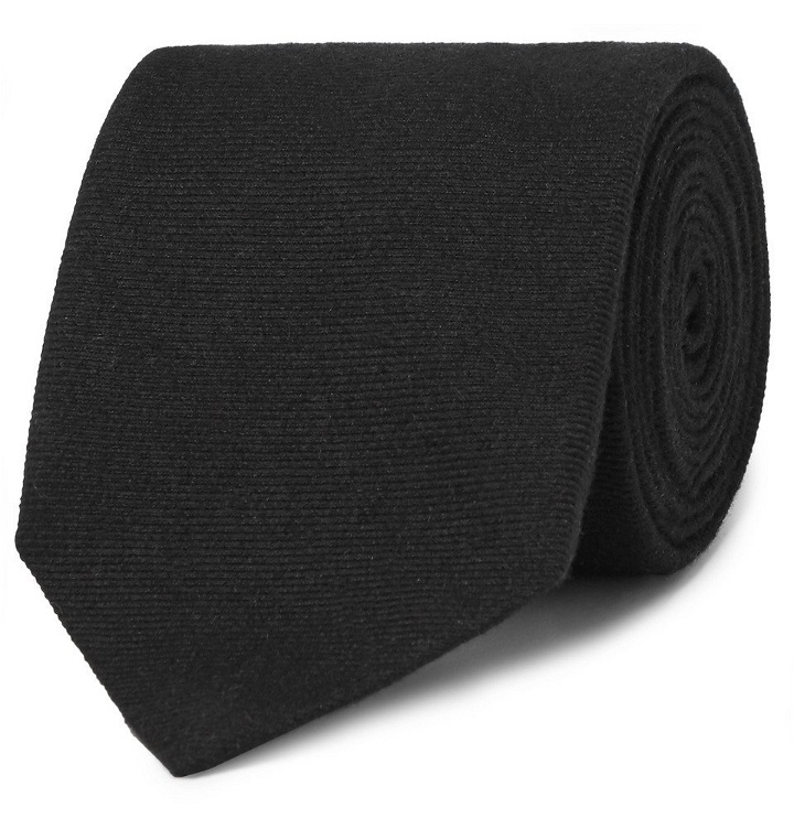 Photo: Dunhill - 8cm Cashmere and Mulberry Silk-Blend Twill Tie - Men - Black