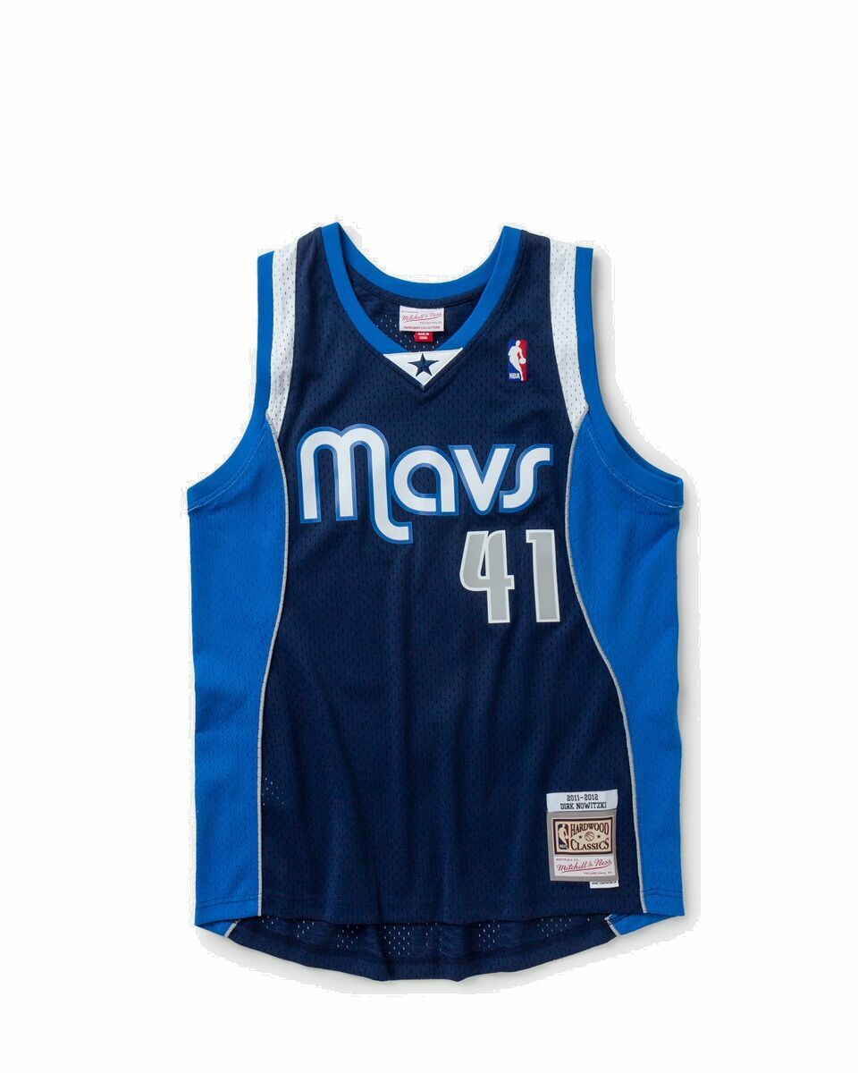 Photo: Mitchell & Ness Nba Swingman Jersey Dallas Mavericks 2011 12 Dirk Nowitzki #41 Blue - Mens - Jerseys