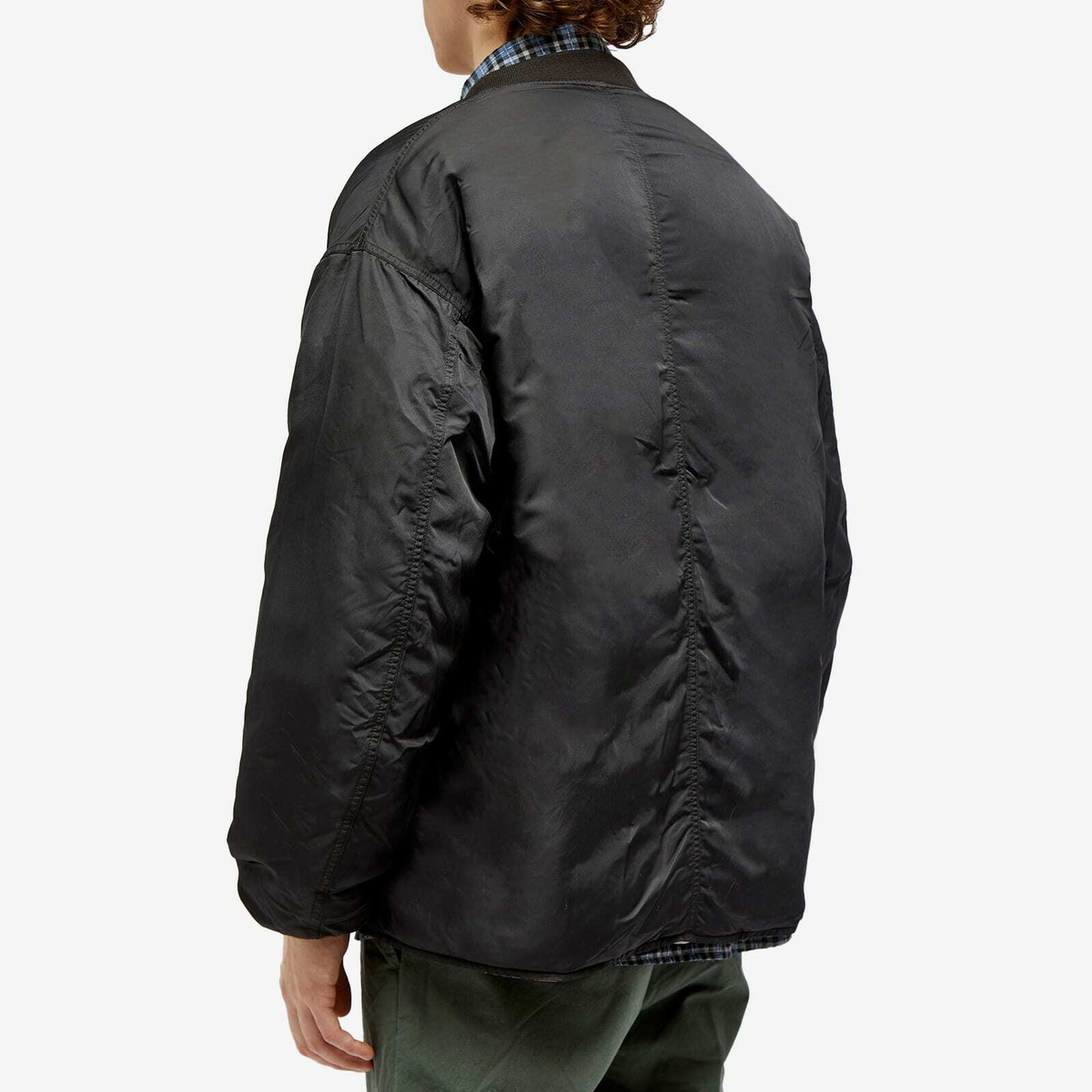 Visvim Men's Corps Down Reversible Jacket in Black Visvim