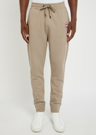 Canada Goose Huron Logo Cotton Sweatpants Beige