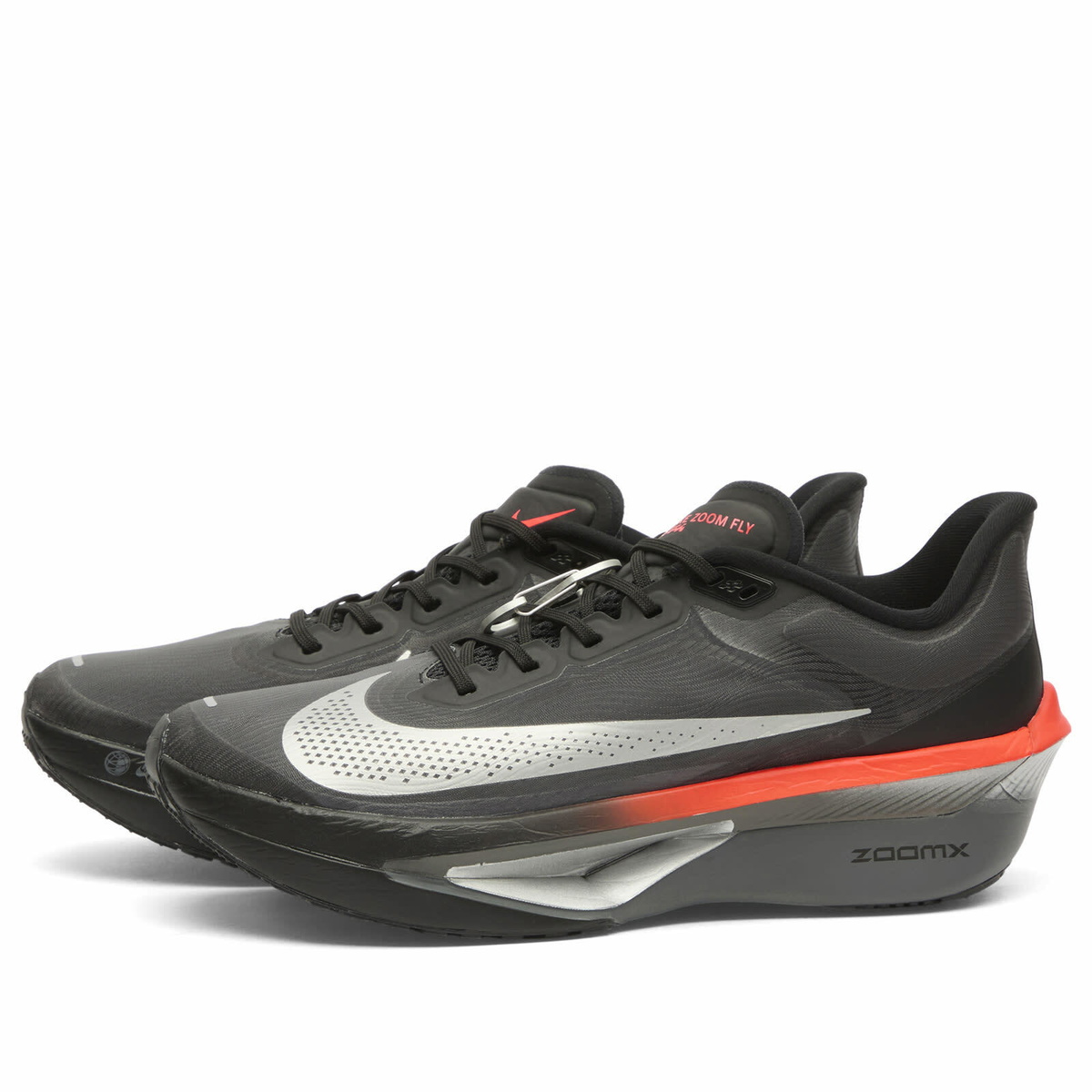 Nike Running Men's Nike Zoom Fly 6 Sneaker in Black/Crimson/Iron Grey