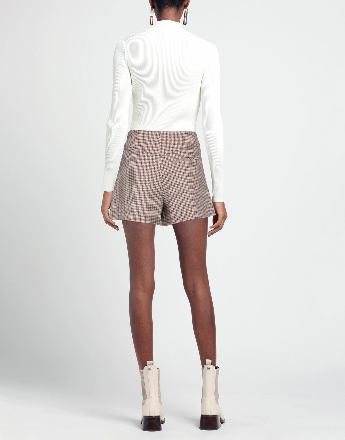 Maje Womens Shorts & Bermuda Shorts Camel