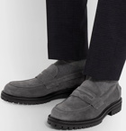Mr P. - Jacques Suede Loafers - Gray