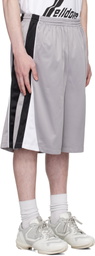 We11done Gray Se11done Track Shorts