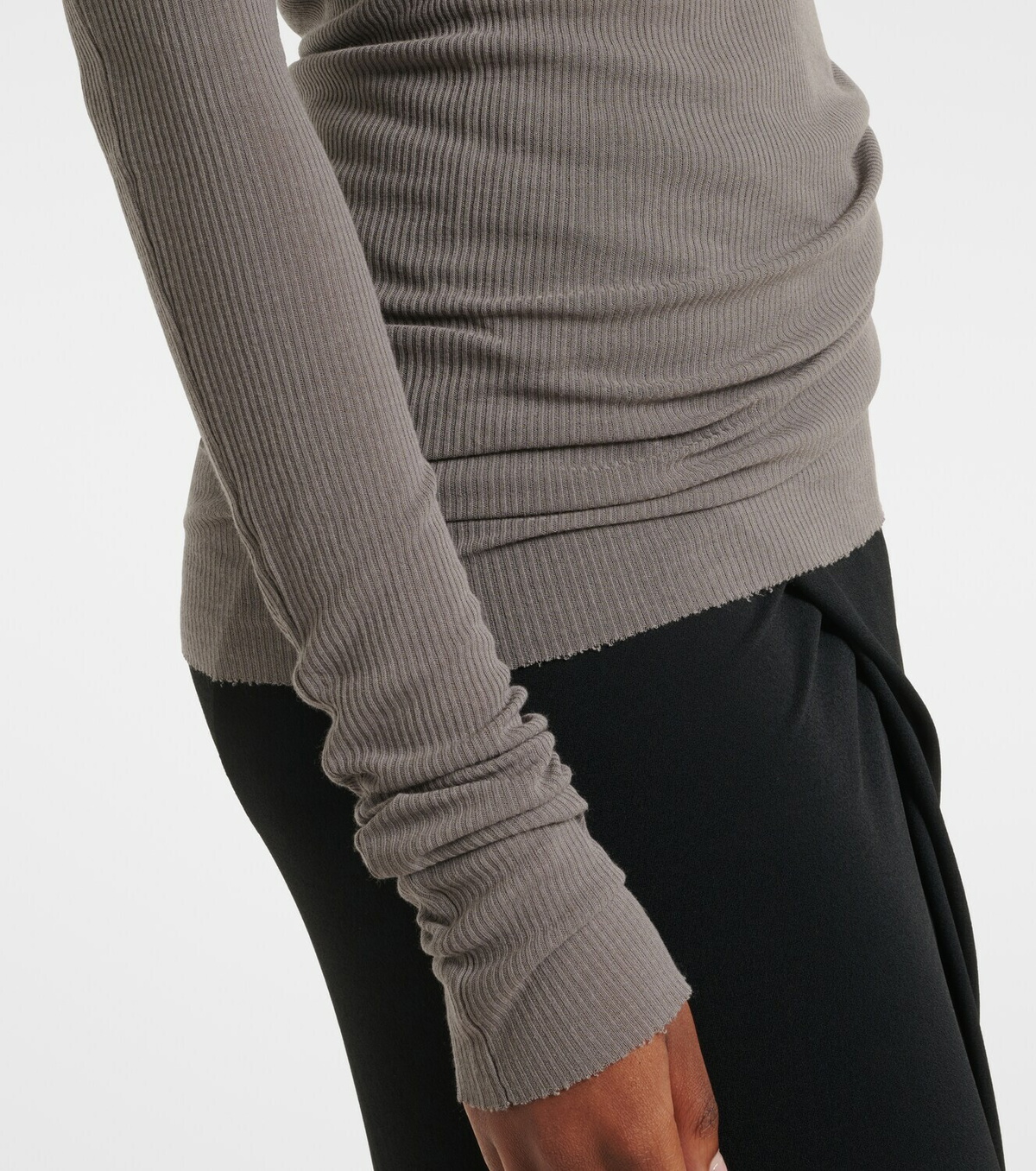 Rick Owens Ribbed-knit top