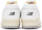 New Balance White 550 Sneakers