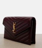 Saint Laurent Cassandre Envelope leather wallet on chain